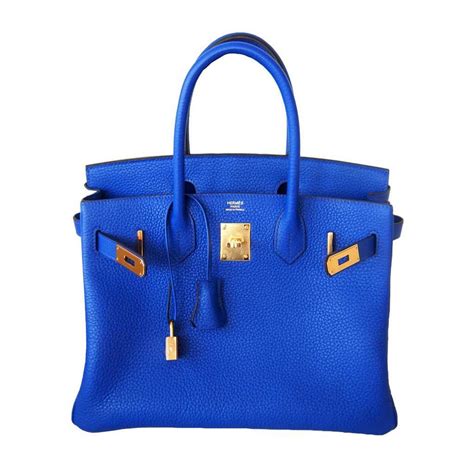 hermes birkin electric blue price|blue hermes bags uk.